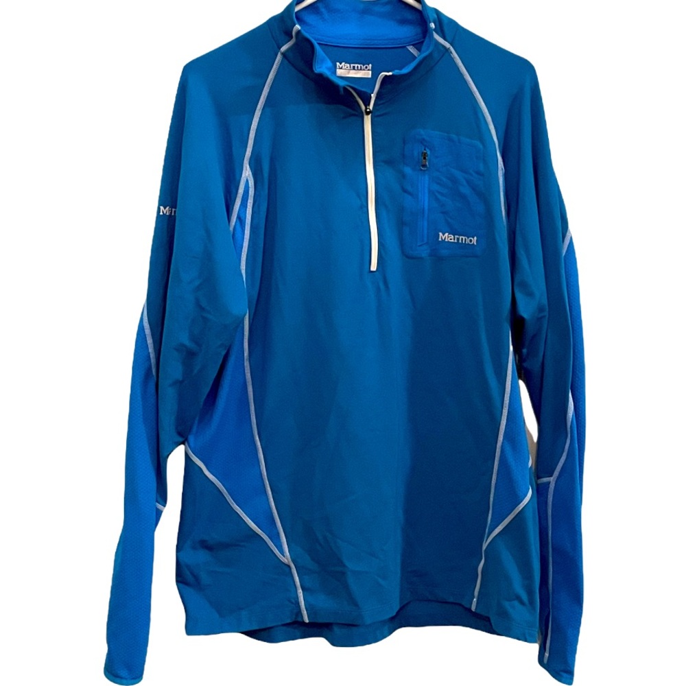 Marmot PulloverJacket Half Zip With Thumb Holes Sz XL